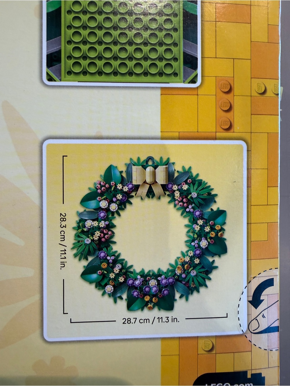 New Lego Decor Spring Easter Wreath Pastel Floral Decoration Building Toy 40957 - Picture 5 of 5